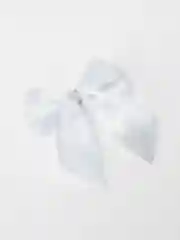 Белый бант для волос
