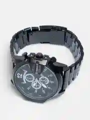 Черный часы Diesel Mega Chief DZ4318 с хронографом