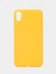 Желтый чехол для iPhone XS Max, силиконовый, 14 цветов