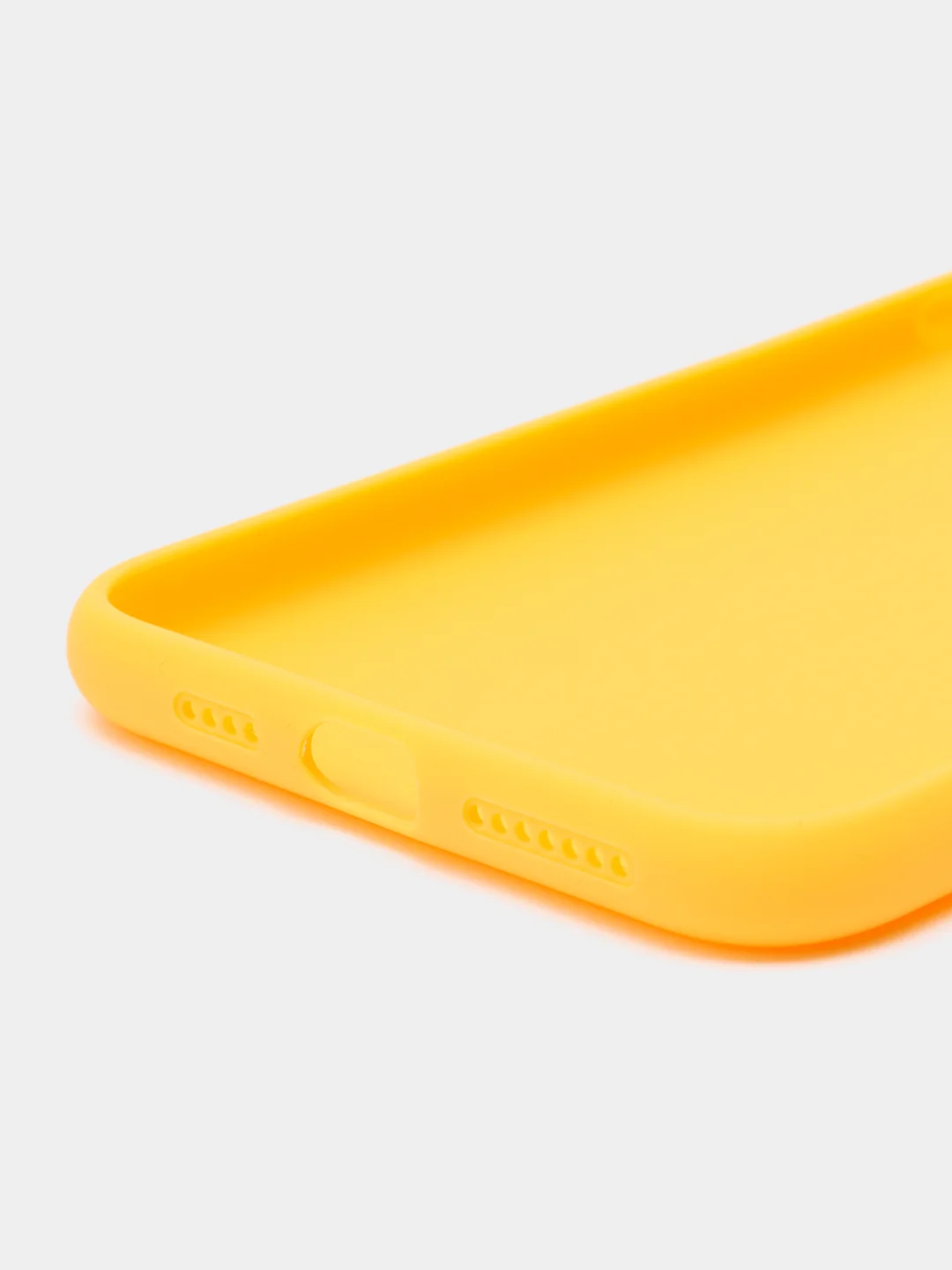 Желтый чехол для iPhone XS Max, силиконовый, 14 цветов