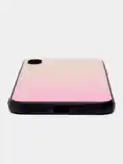Розовый чехол для iPhone XS Max, из закалённого стекла, 7 цветов
