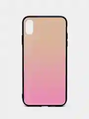 Розовый чехол для iPhone XS Max, из закалённого стекла, 7 цветов