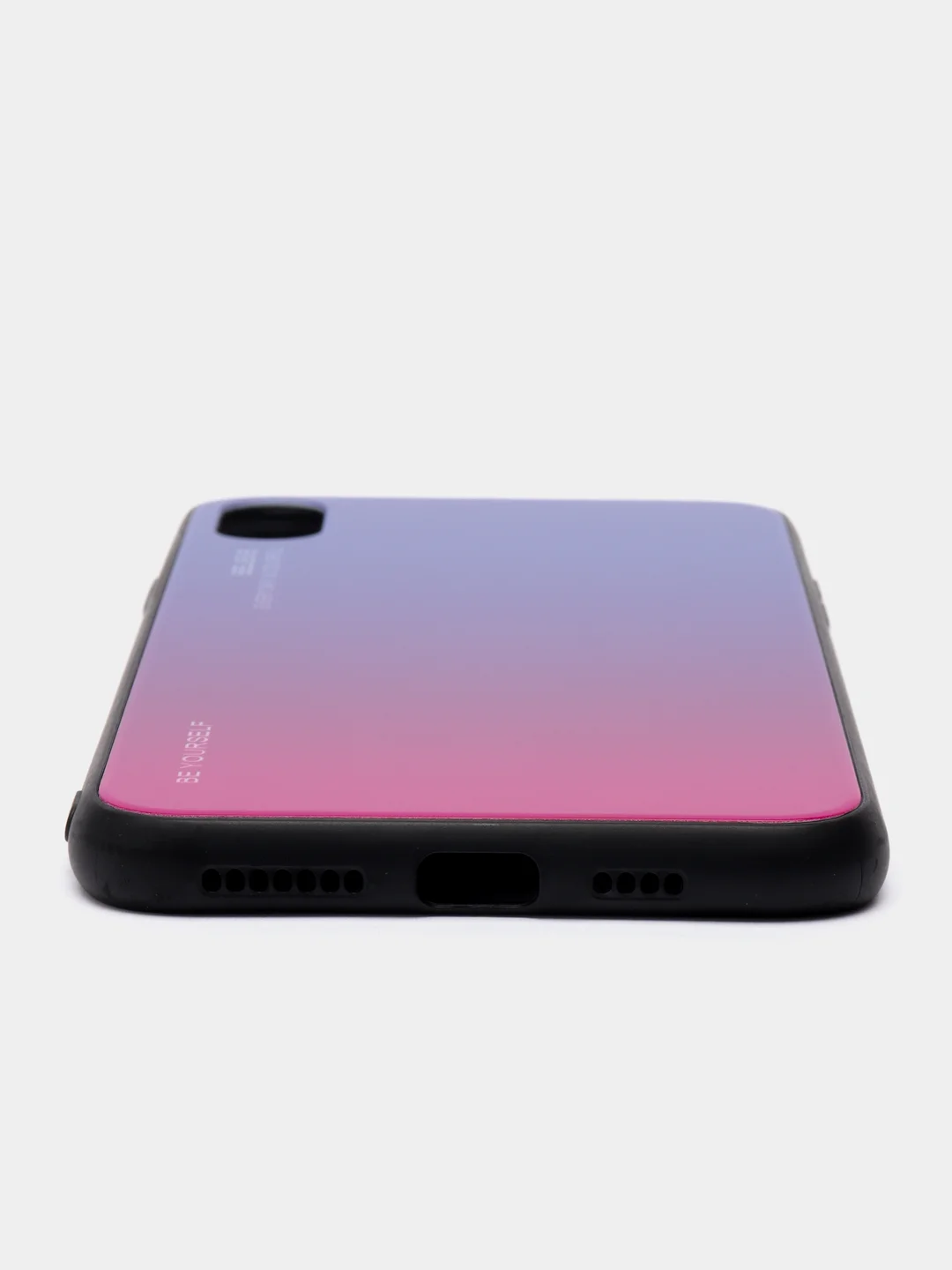 Фуксия чехол для iPhone XS Max, из закалённого стекла, 7 цветов