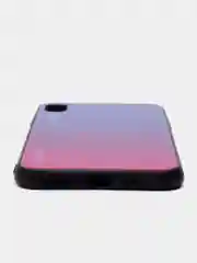 Фуксия чехол для iPhone XS Max, из закалённого стекла, 7 цветов