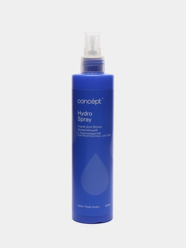 Спрей для волос увлажняющий с термозащитой Concept Salon Total Hydrosense Spray, 240 мл