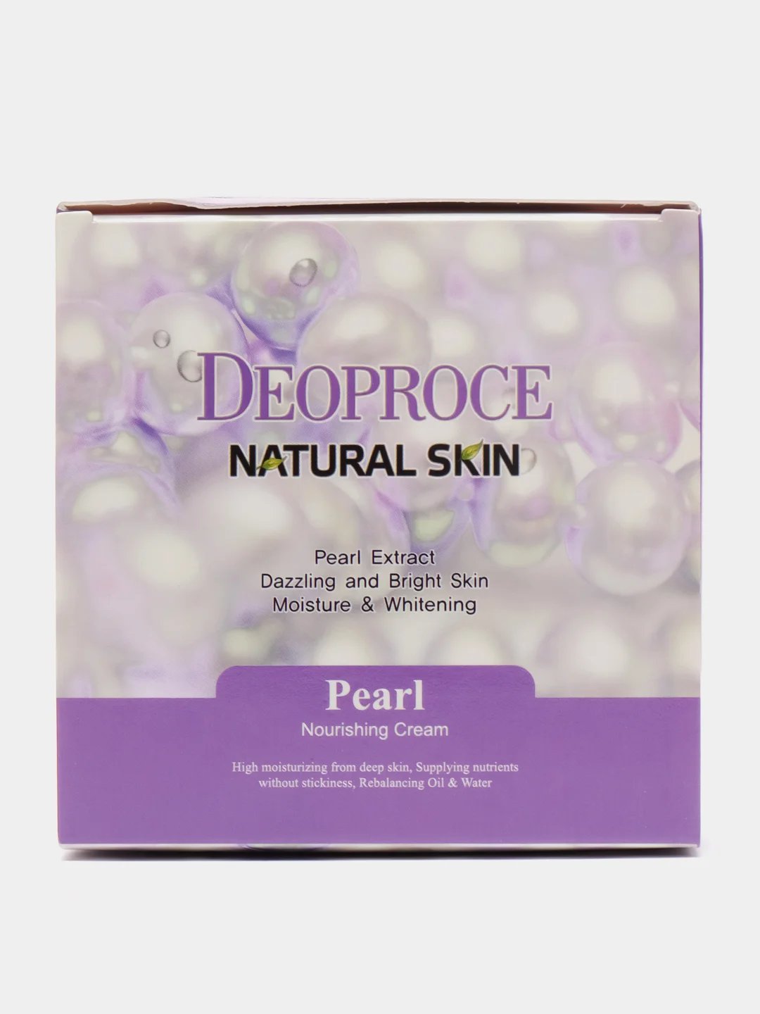Питательный крем для лица тела с экстрактом жемчуга Deoproce Pearl Nourishing Cream 100 мл