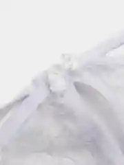 Белый кружевной комплект нижнего белья, лиф и трусы