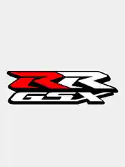 Наклейка с ламинацией на мотоцикл "R GSX" "RR GSX"