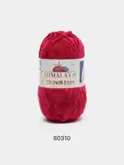 Бордовый пряжа плюшевая Himalaya Dolphin Baby, полиэстер, 100 г, 120 м