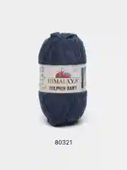 Темно-синий пряжа плюшевая Himalaya Dolphin Baby, полиэстер, 100 г, 120 м