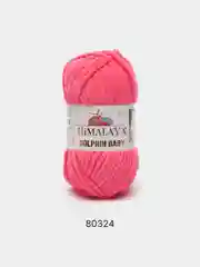 Фуксия пряжа плюшевая Himalaya Dolphin Baby, полиэстер, 100 г, 120 м