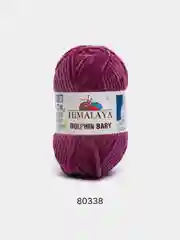 Кораллово-розовый пряжа плюшевая Himalaya Dolphin Baby, полиэстер, 100 г, 120 м