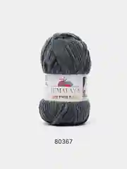 Угольный пряжа плюшевая Himalaya Dolphin Baby, полиэстер, 100 г, 120 м