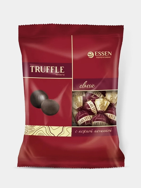 Конфеты ESSEN "TRUFFLE CLASSIC", пакет, 200 г