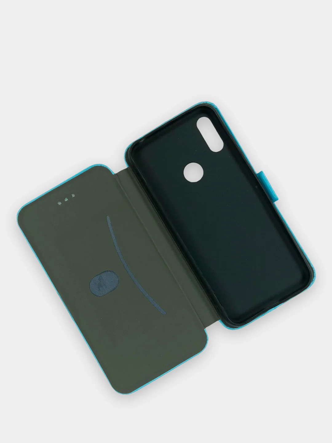Лазурный чехол книжка Honor 8A / 8A Prime / Huawei Y6 2019 / У6 Prime 2019 / Y6s / Хонор 8А Прайм