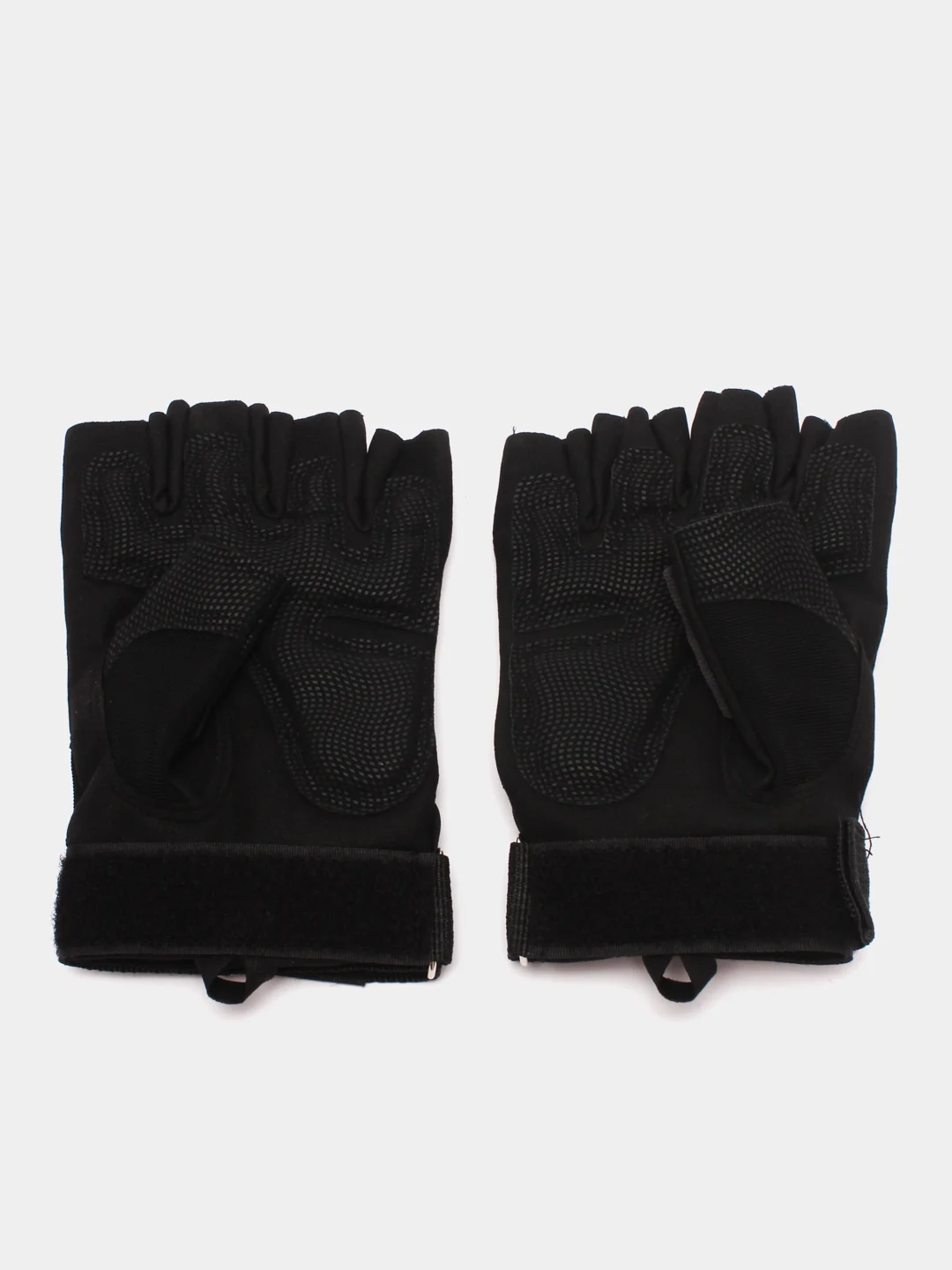 Черный перчатки тактические, защитные без пальцев M L XL