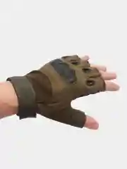 Оливковый перчатки тактические, защитные без пальцев M L XL