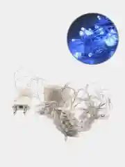 Лазурный гирлянда синяя зеленая белая Новогодняя 4м, LED светодиодная, синий и зеленый свет на елку
