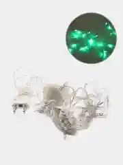 Лайм гирлянда синяя зеленая белая Новогодняя 4м, LED светодиодная, синий и зеленый свет на елку