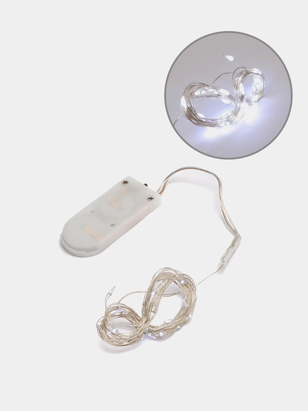 Светодиодная новогодняя LED-гирлянда, проволока для украшения интерьера
