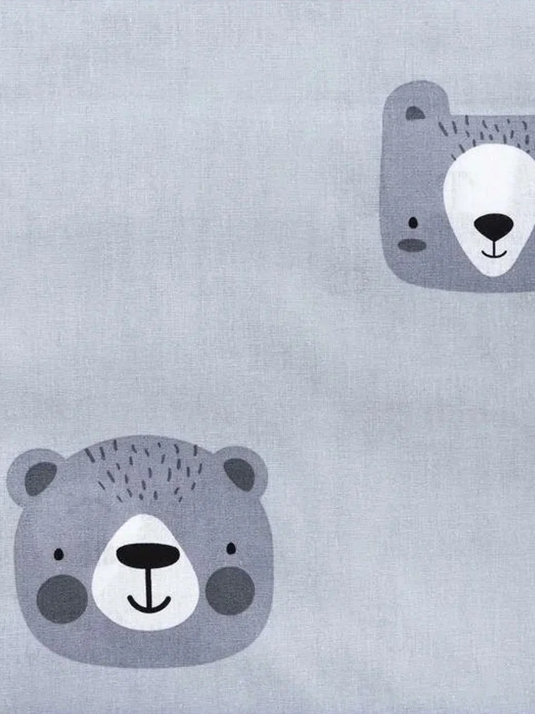 Постельное белье "Этель" 1,5 сп Gray bear 143х215 см, 150х214 см, 50х70 см -1 шт