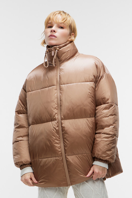 Куртка женская oversize зимняя стеганая с утяжками на воротнике Befreeкупить по цене 2328 ₽ в интернет-магазине KazanExpress
