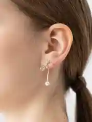 Серьги женские со стразами, висячие