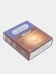 CONTEX №3 Ribbed Презервативы  с рёбрами ( с ребристой структурой) 3 шт