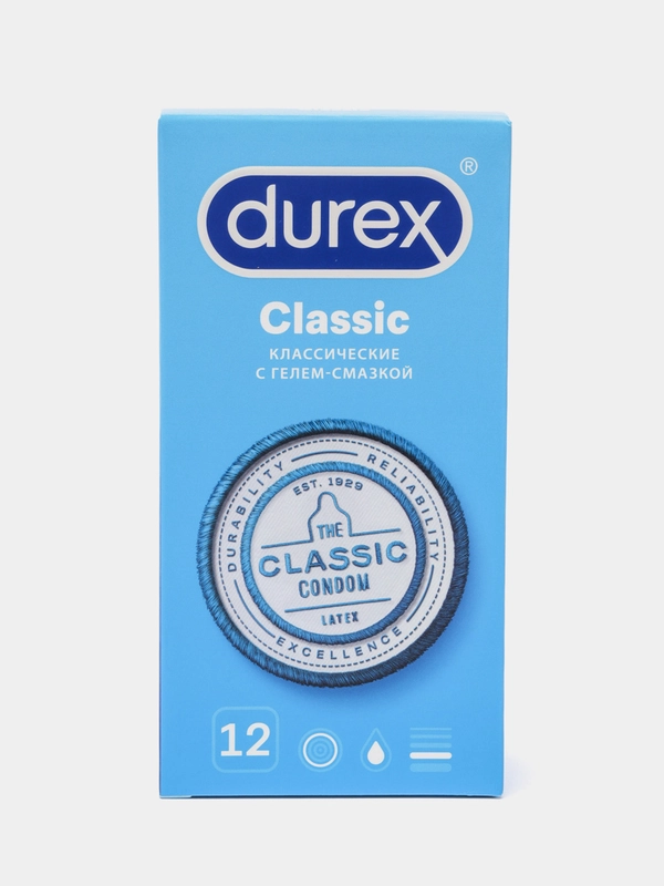 Durex Classic Классические презервативы  12 шт