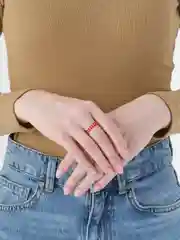 Алый кольцо женское, ручная работа