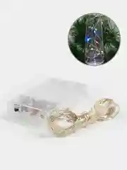 Черный светодиодная гирлянда на батарейках, 3 размера, украшение - декор