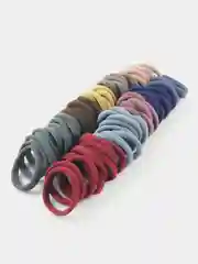 Шоколадный резинки бесшовные, для волос, мягкие, 4,5 см