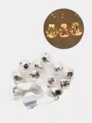 Зеленый гирлянда штора "Фигурки"