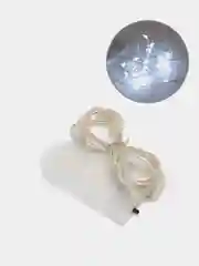 Белый гирлянда "Нить-роса", 2 м, 20 LED