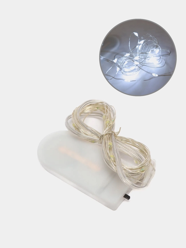 Гирлянда "Нить-роса", 2 м, 20 LED