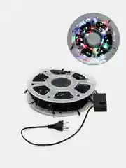 Алый гирлянда уличная на катушке 50 метров,  500LED светодиодная