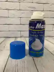 Синий пена для бритья, для чувствительной кожи