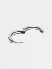 Серебряный серьга-кольцо из медицинской стали, мужская, 8 мм, 12 мм, 14 мм, 1 штука