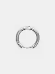 Серебряный серьга-кольцо из медицинской стали, мужская, 8 мм, 12 мм, 14 мм, 1 штука