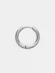 Серебряный серьга-кольцо из медицинской стали, мужская, 8 мм, 12 мм, 14 мм, 1 штука