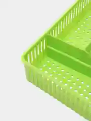 Лесной зеленый лоток для столовых приборов, 22 х 30 см