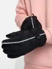 Черный перчатки зимние горнолыжные унисекс