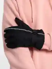 Черный перчатки зимние горнолыжные унисекс