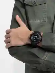 Черный часы мужские стальные