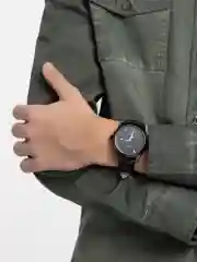 Черный часы механические мужские