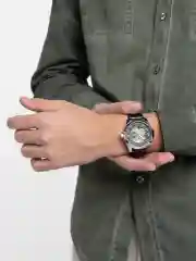 Серебряный часы механические мужские
