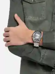 Серебряный часы механические, мужские