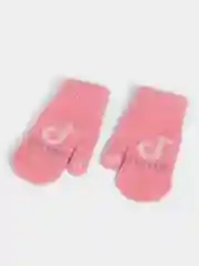 Коралловый варежки детские демисезонные/Детские варежки без подклада