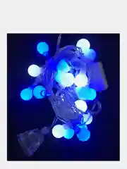 LED гирлянда светодиодная "Матовые бусины" на батарейках или от сети 220В