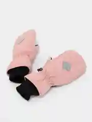 Розовый варежки женские, краги, теплые, непромокаемые